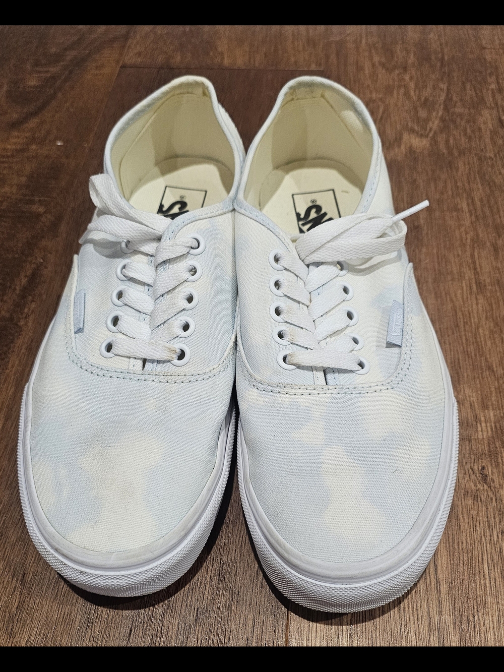 Vans Authentic "Bleach Wash" in Ballad Blue Men's 7.5 / Women's 9